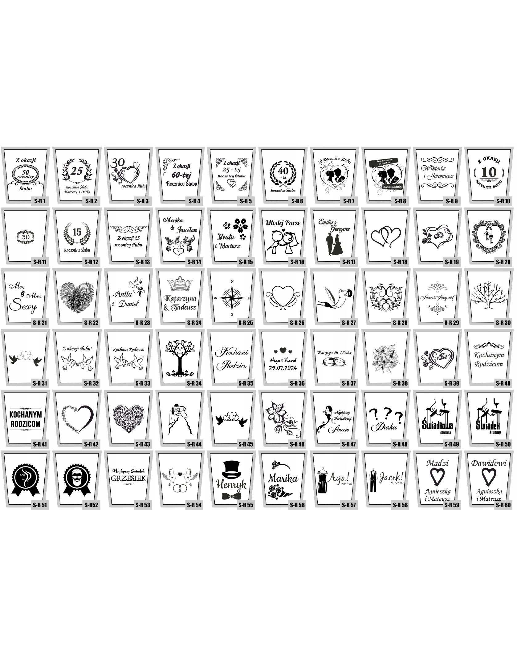 Personalizowana Szklanka do Whisky z Grawerem – wiele wzorów - zdjęcie 6 - grawerowanie laserowe