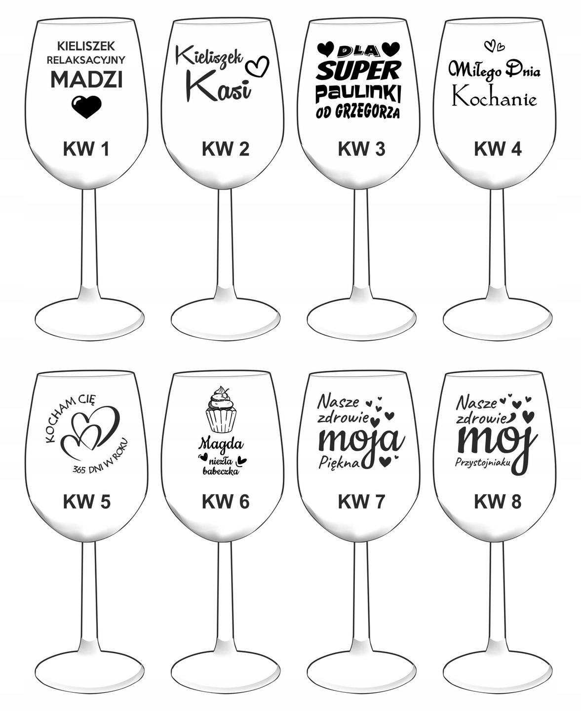 Kieliszek XXL na Wino z Grawerem Krosno - zdjęcie 6 - grawerowanie laserowe