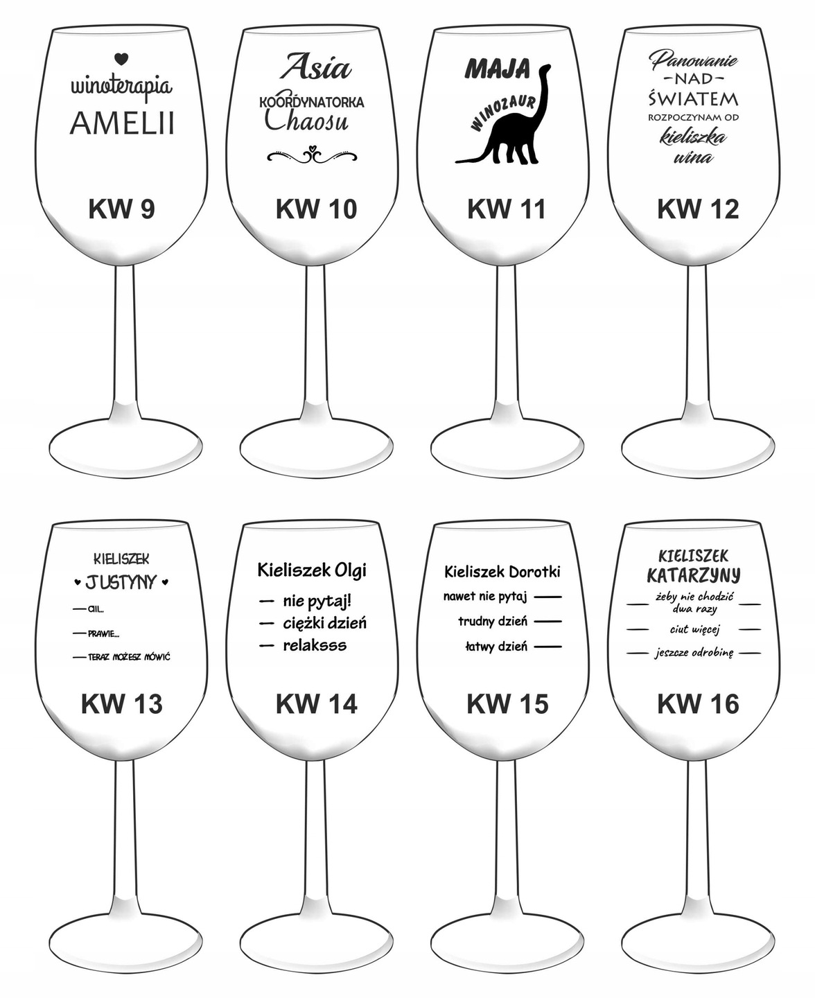 Kieliszek na Wino z Grawerem Krosno - zdjęcie 6 - grawerowanie laserowe