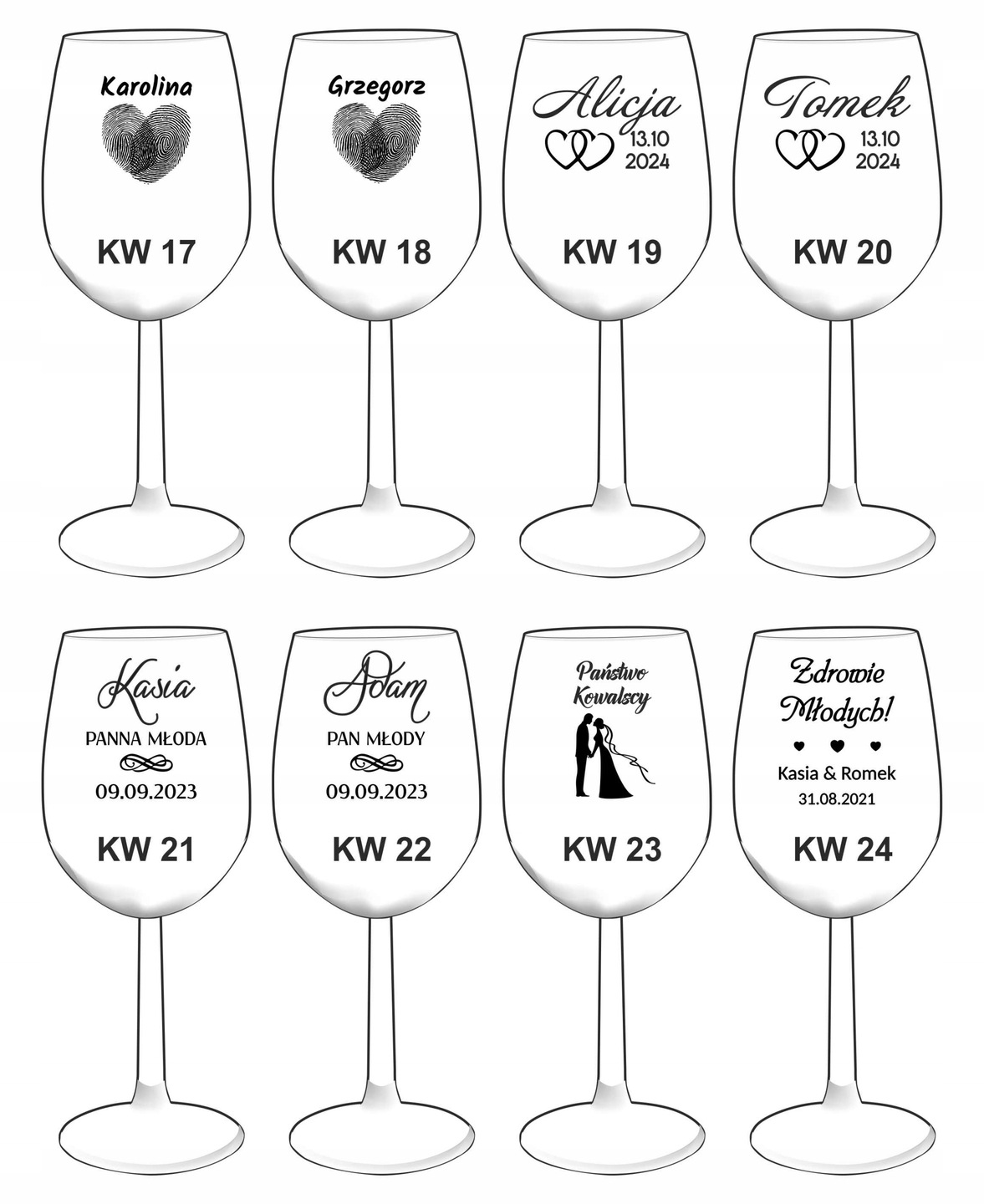 Kieliszek XXL na Wino z Grawerem Krosno - zdjęcie 8 - grawerowanie laserowe