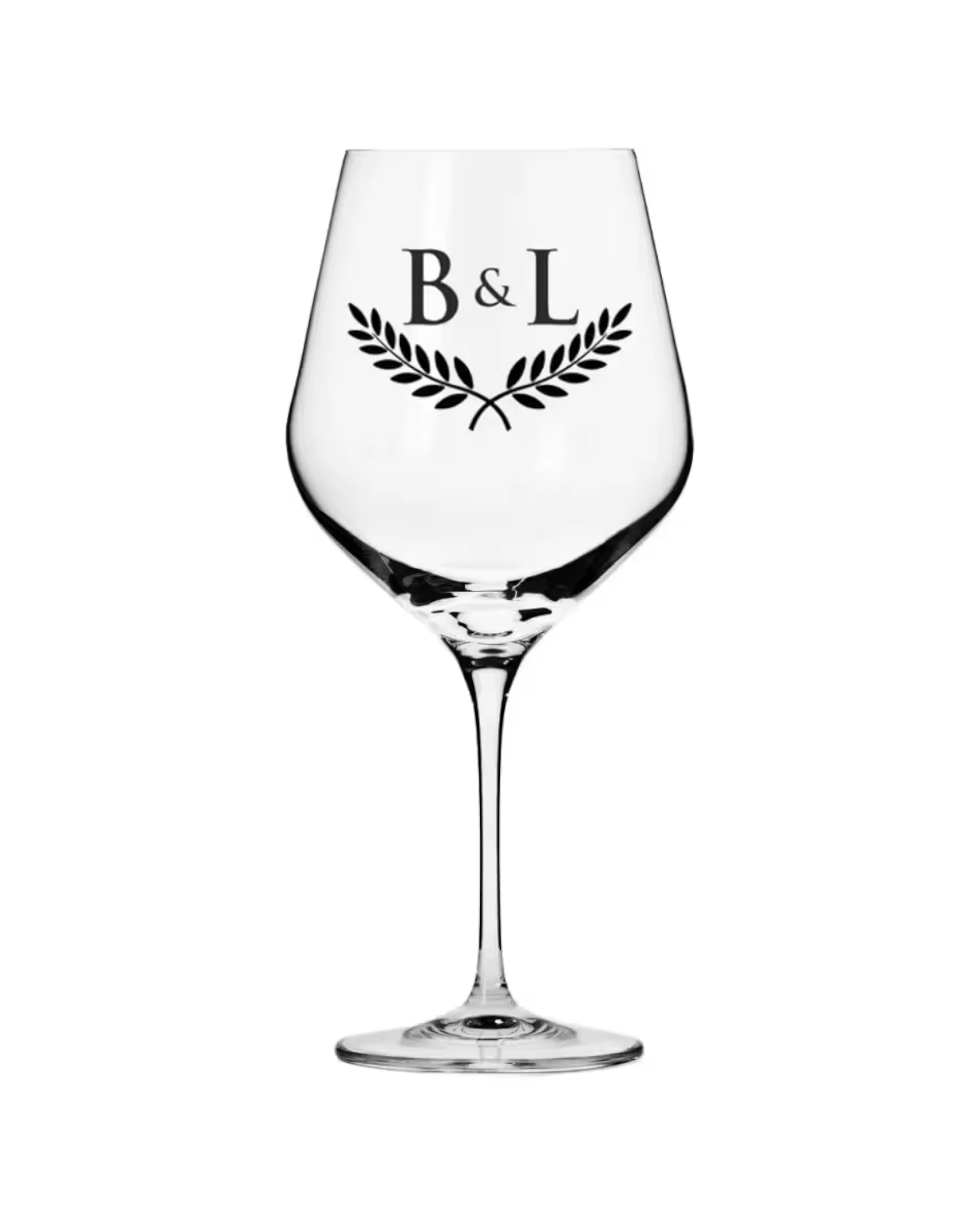 Kieliszek XXL na Wino z Grawerem Krosno - grawerowanie laserowe ze sklejki | Lumoria Studio Rybnik