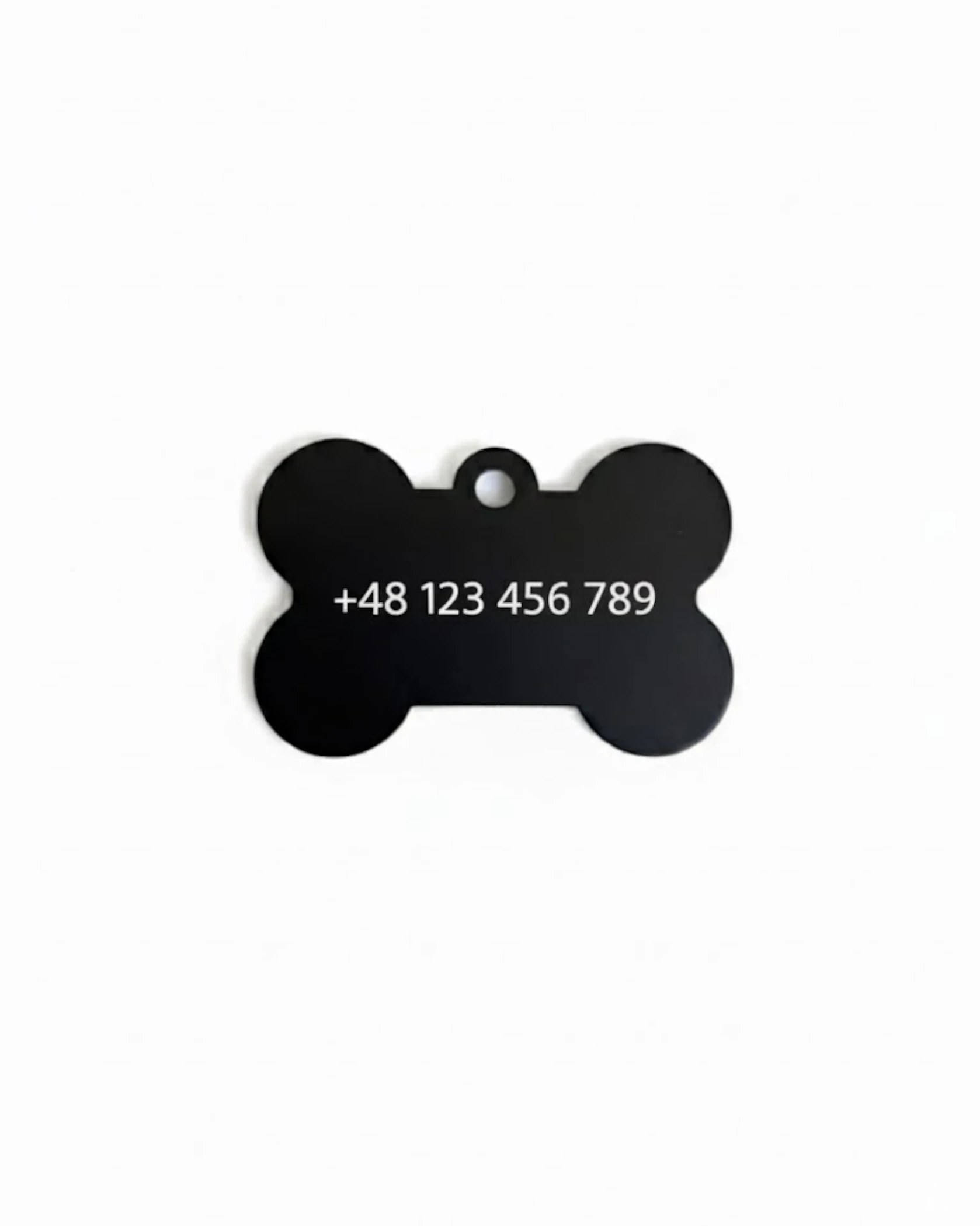 Czarna Adresówka Kostka - Identyfikator - zdjęcie 2 - grawerowanie laserowe